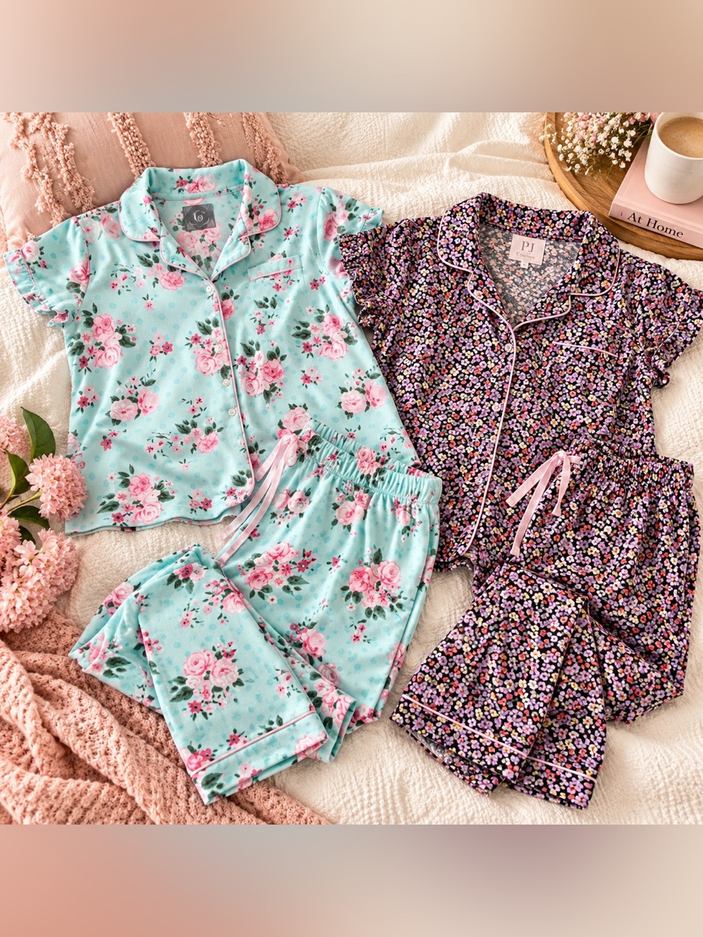Plus Size 3X Pajama Set Lot PJ Couture &‎ Secret Treasures Floral Sleepwear